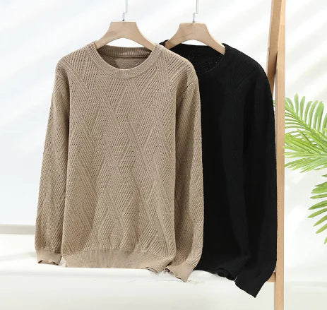 Men’s Thick Round Neck Sweater