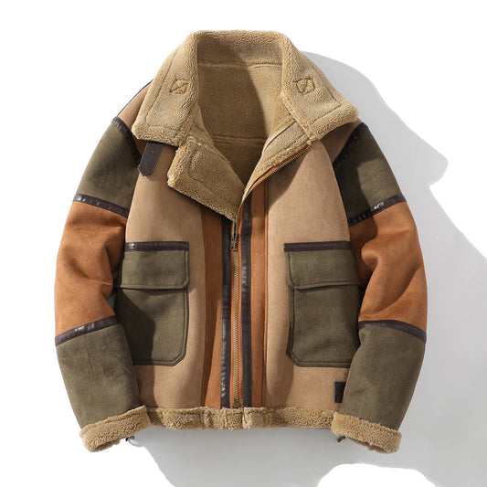 Men's Rugged Fur Winter Jacket