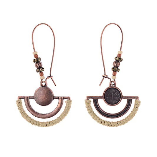 Festival Fan Drop Earrings