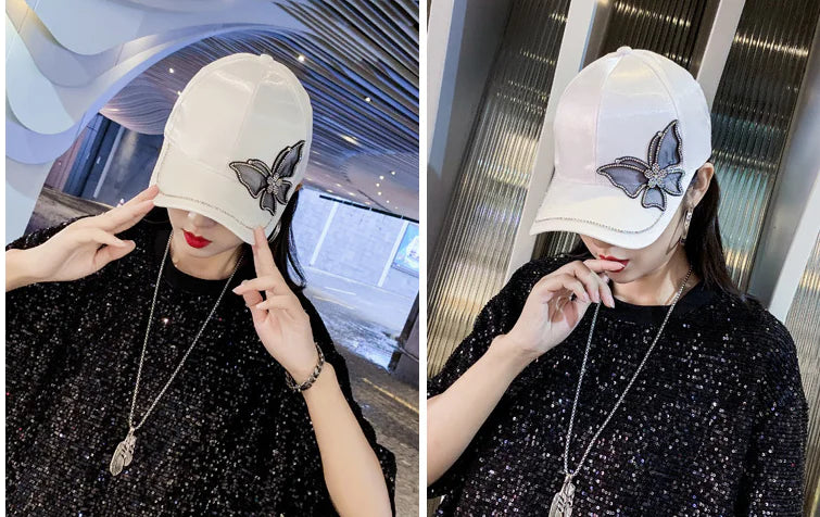 The Ivy Butterfly Cap