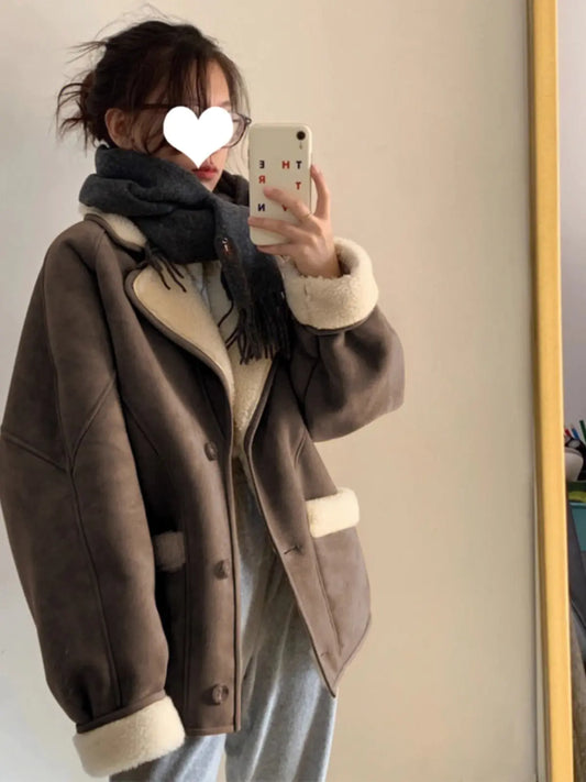 Women's Suede Coat