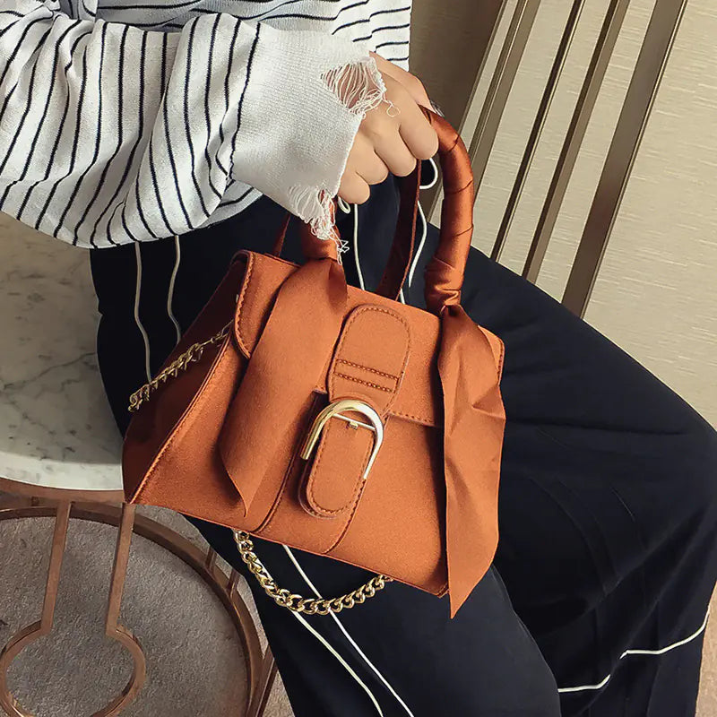 Ribbon Wrap Handbag