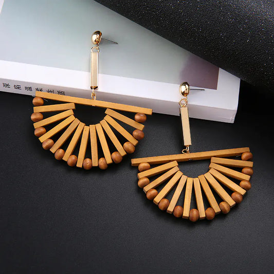 Bohemian Wood Earrings
