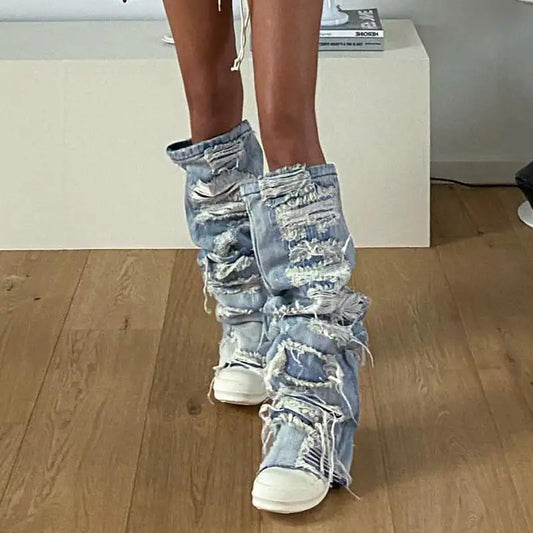 Denim Edge Warmers
