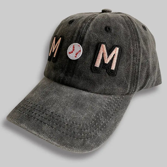 Embroidered Denim Baseball Cap