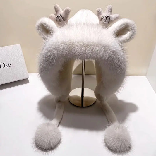 Plush Knit Hat