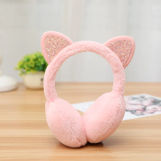 Plush Cat Earmuffs