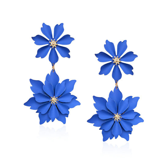 Blue Bloom Earrings