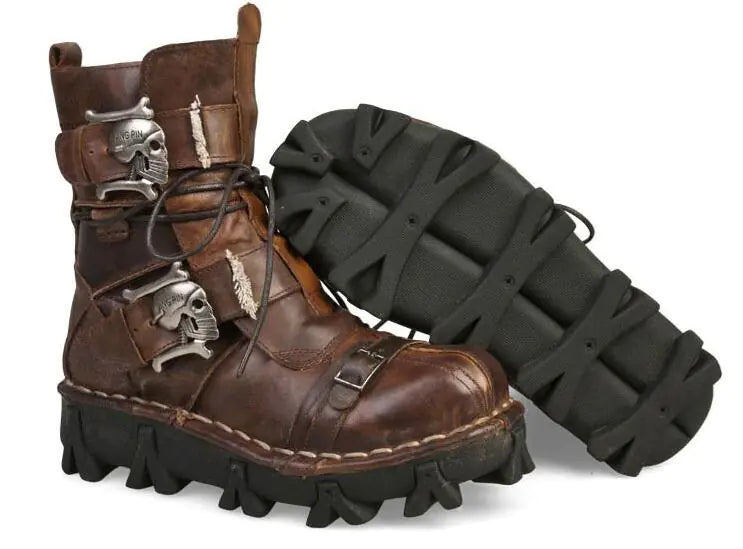Crafted Edge Leather Boots