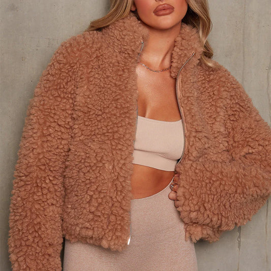 Women’s Short Lambswool Coat