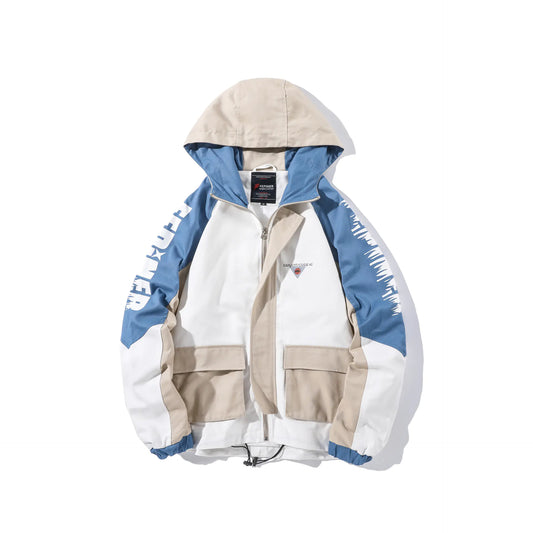 Men’s Hooded Colorblock Jacket
