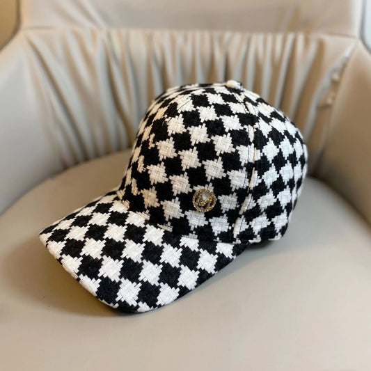 Zara Plaid Baseball Hat