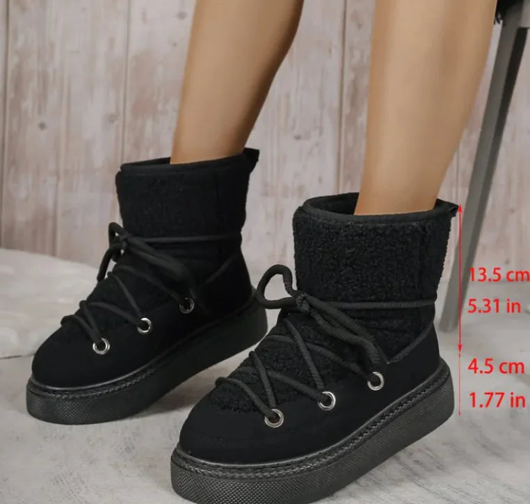 Criss Cross Snow Boots