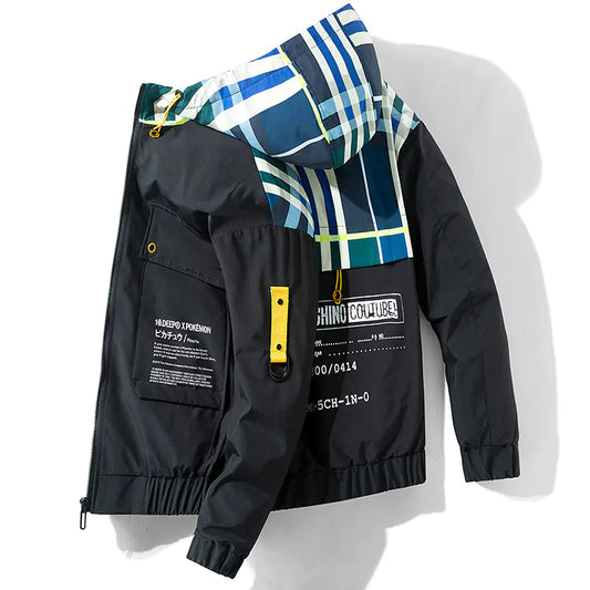Men’s Loose Colorblock Jacket