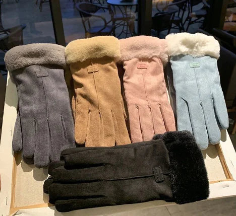 Vintage Suede Gloves