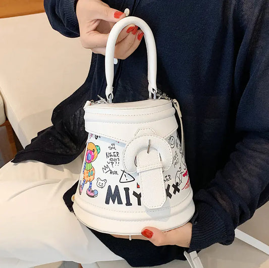 Women's Versatile Portable Bucket Bag