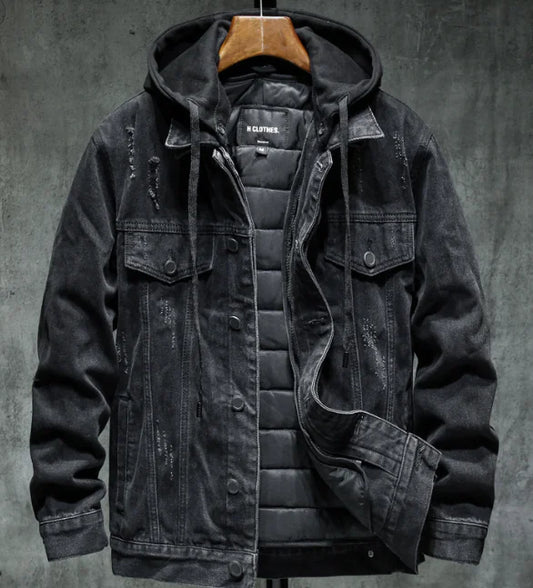Men's Velvet Denim Jacket