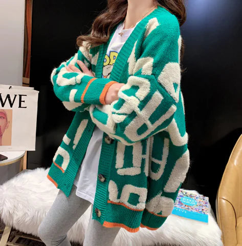 The Kora Letter Cardigan