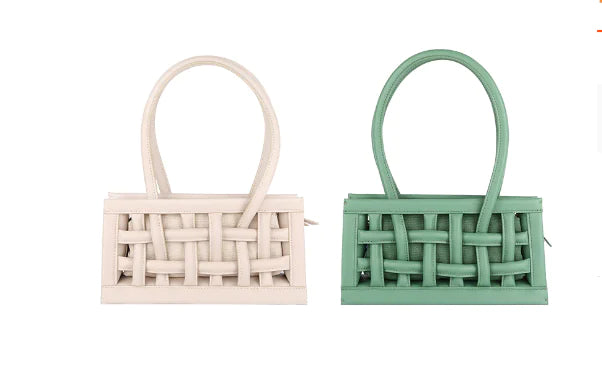 Woven Hollow Handbag