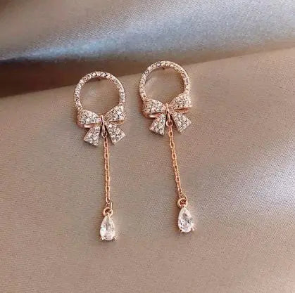 Infinity Drop Earrings