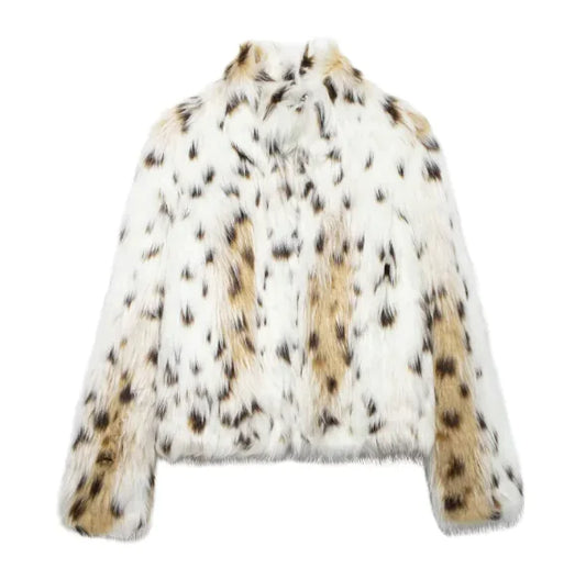 Women’s Animal Print Oversized Coat