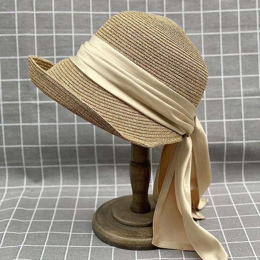 Satin Ribbon Bucket Hat
