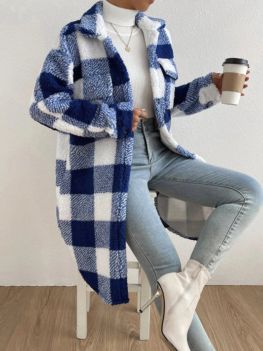 Women’s Classic Long Fleece Coat